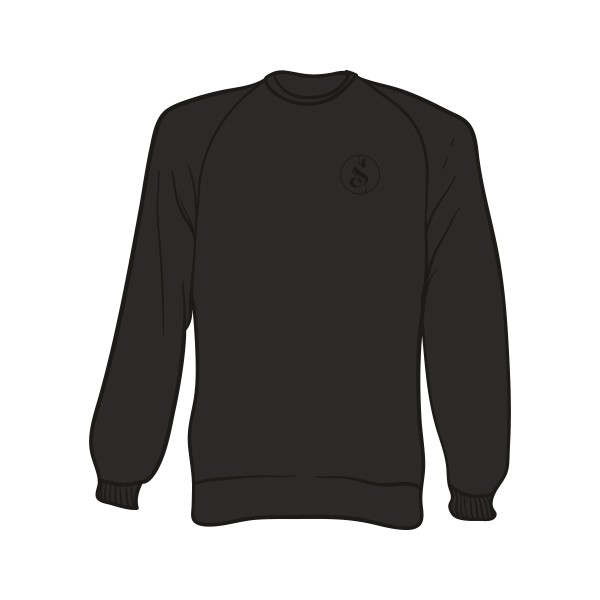Schwarzer Separate Logo Sweater